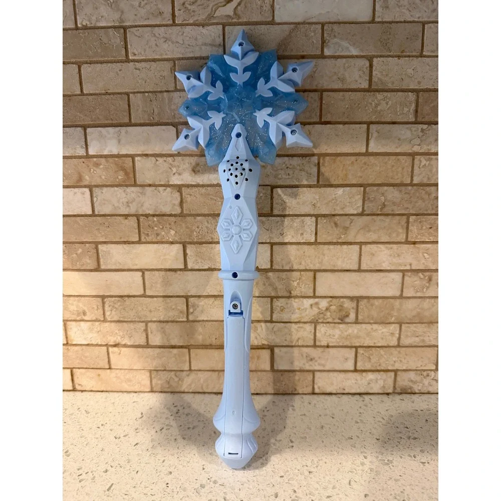 Disney Frozen Elsa Light Up Snowflake Wand Costume Prop Toy